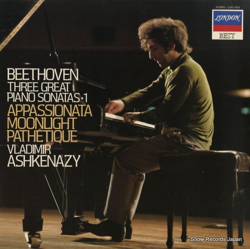 ASHKENAZY, VLADIMIR beethoven; appassionata, moonlight, pathetique L25C-3032