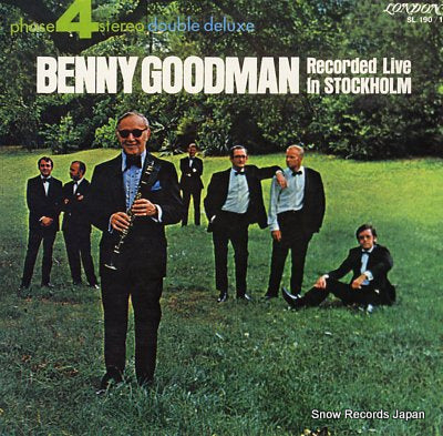 GOODMAN, BENNY recorded live in stockholm SL190/1