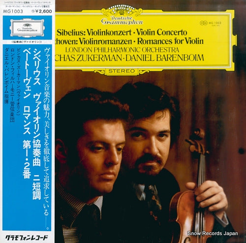 BARENBOIM, DANIEL sibelius; concerto for violin and orchestra MG1003
