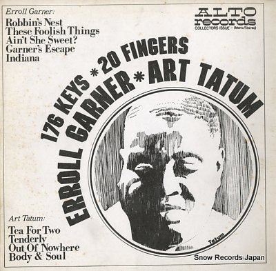 TATUM, ART/ ERROLL GARNER 176 keys 20 fingers AL712