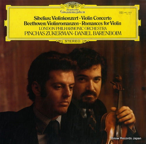 BARENBOIM, DANIEL sibelius; concerto for violin and orchestra MG1003