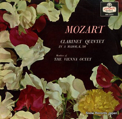 VIENNA OCTET, THE mozart; clarinet quintet in a major, k.581 MH5153