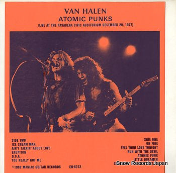 VAN HALEN atomic punks EN-6372