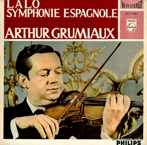 GRUMIAUX, ARTHUR lalo; symphonie espagnole SFL-7680