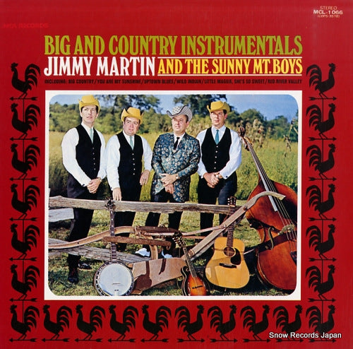 MARTIN, JIMMY big and country instrumentals MCL-1066
