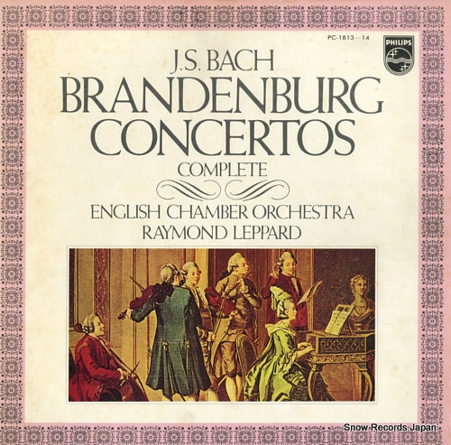 LEPPARD, RAYMOND bach; brandenburg concertos complete PC-1813