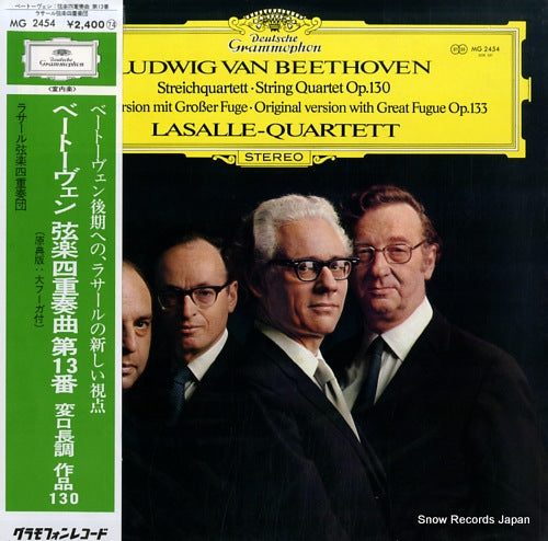 LASALLE-QUARTETT beethoven; streichquartett op.130 MG2454