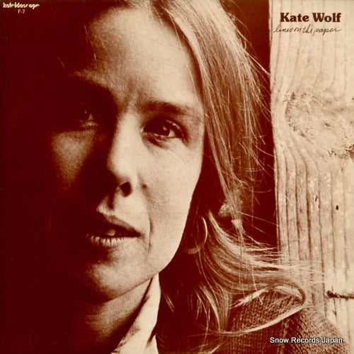 WOLF, KATE lines on the paper F-7