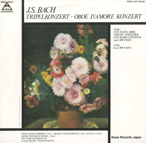 DEUTSCHE BACHSOLISTEN bach; tripelkonzert / oboe d'amore konzert OW-7788-MC