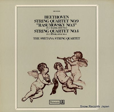 SMETANA STRING QUARTET, THE beethoven; string quartet no.9 "rasumovsky no.3" IWB-60028