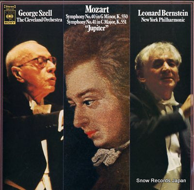 SZELL, GEORGE / LEONARD BERNSTEIN mozart; symphony no.40 & 41 "jupiter" SOCJ19
