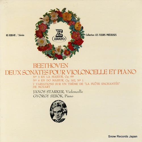 STARKER, JANOS beethoven; sonates no 3 et no 4.7 variations RE-1030-RE
