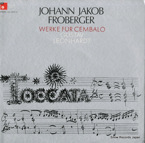LEONHARDT, GUSTAV froberger; werke fur cembalo ULX-3074-H