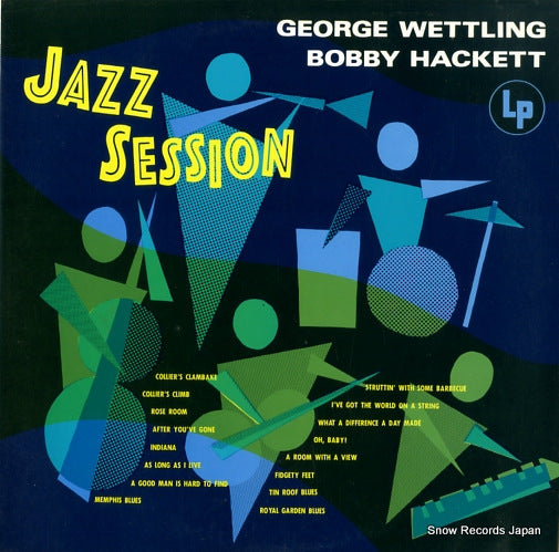 WETTLING, GEORGE / BOBBY HACKETT jazz session 20AP1817