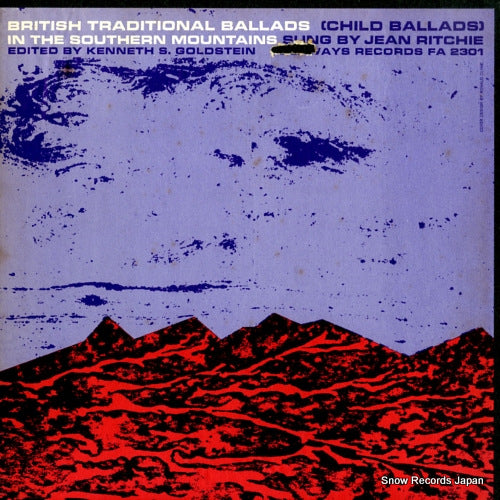 RITCHIE, JEAN british traditional ballads in the southern mountains volume 1 FA2301