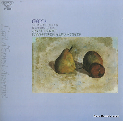 ANSERMET, ERNEST franck; symphony in d minor GT9196