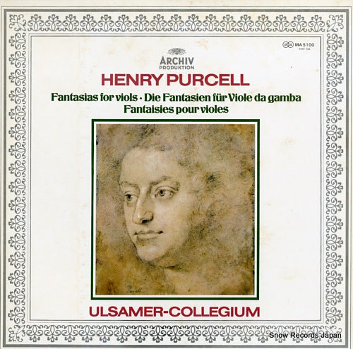 ULSAMER-COLLEGIUM henry purcell; fantasias for viols MA5100