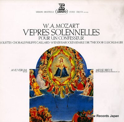 GUSCHLBAUER, THEODOR mozart; vepres solennelles ERX2174