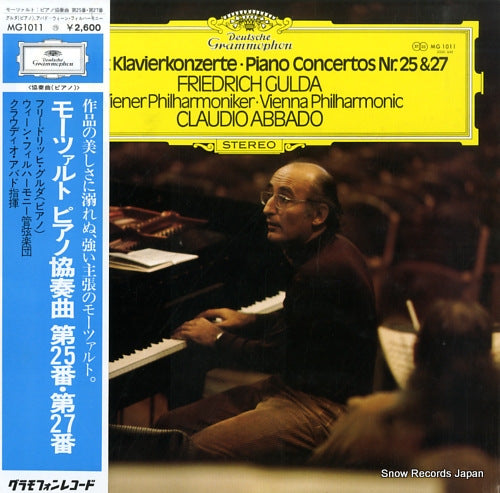 GULDA, FRIEDRICH mozart; piano concertos nr.25 & 27 MG1011
