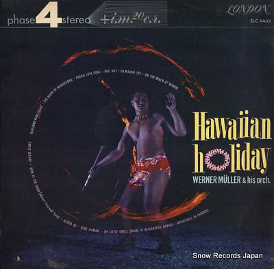 MULLER, WERNER, AND HIS ORCHESTRA hawaiian holiday SLC4435
