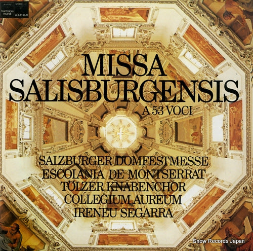 COLLEGIUM AUREUM missa salisburgensis a 53 voci ULS-3156-H