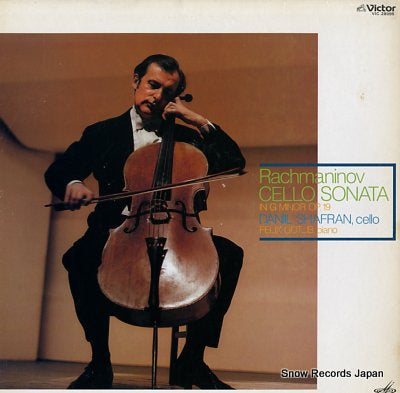 SHAFRAN, DANIIL rachmaninov; cello sonata in g minor op.19 VIC-28095