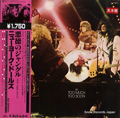 NEW YORK DOLLS in too much too soon 175R-9