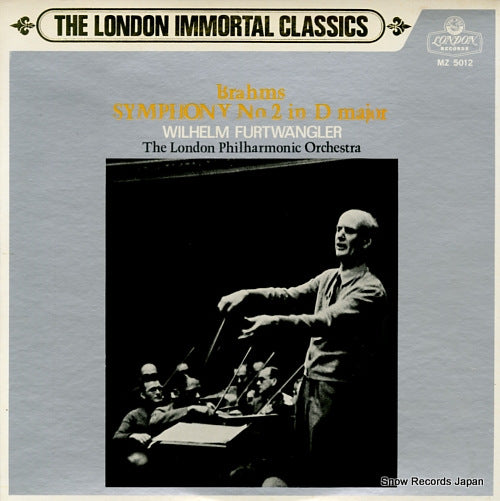 FURTWANGLER, WILHELM brahms; symphony no.2 in d major MZ5012