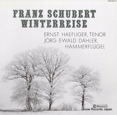 HAEFLIGER, ERNST schubert; winterreise K18C9533/4