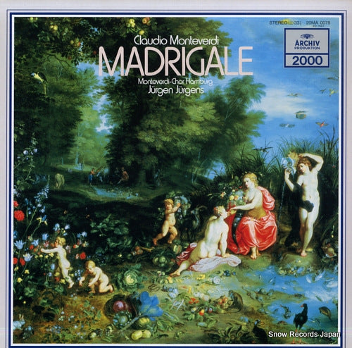 JURGENS, JURGEN claudio monteverdi; madrigale 20MA0078