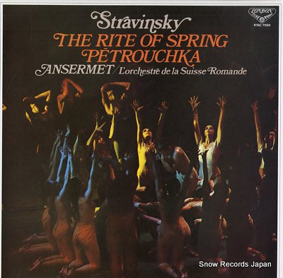 ANSERMET, ERNEST stravinsky; the rite of spring, petrouchka K15C7050