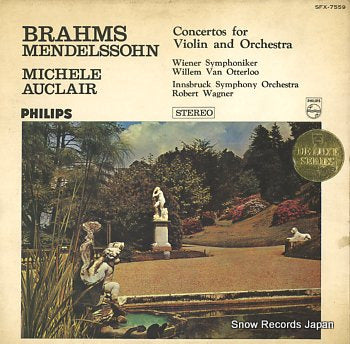 AUCLAIR, MICHELE brahms/mendelssohn; violin concertos  SFX-7559