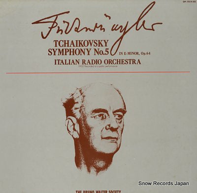 FURTWANGLER, WILHELM tchaikovsky; symphony no.5 in e minor, op.64 OP-7514-BS