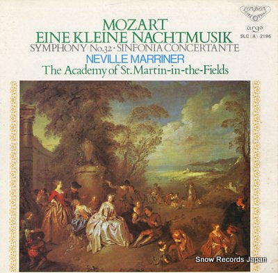 MARRINER, NEVILLE mozart; eine kleine nachtmusik SLC(A)2196