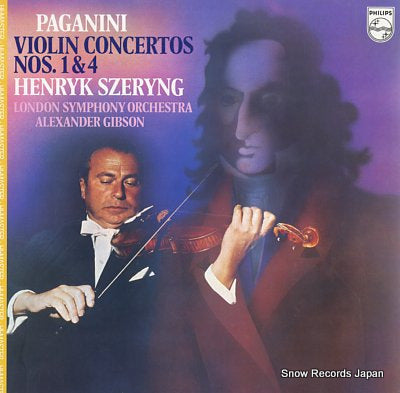 SZERYNG, HENRYK paganini; violin concertos nos.1&4 20PC-1023