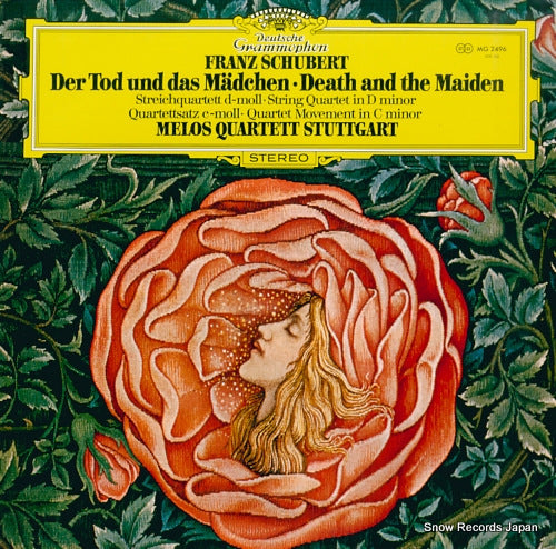 MELOS QUARTETT STUTTGART schubert; death and the maiden MG2496