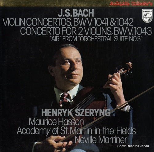 SZERYNG, HENRYK bach; violin concertos, bwv.1041&1042 30PC-22