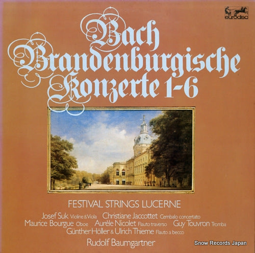 BAUMGARTNER, RUDOLF bach; brandenburgische konzerte 1-6 K15C-9001/2