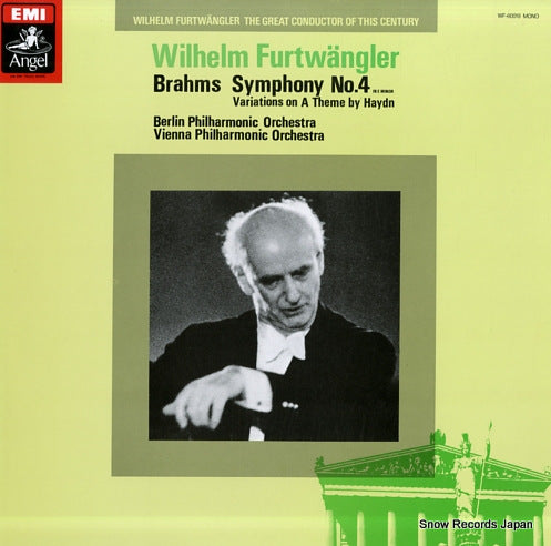 FURTWANGLER, WILHELM brahms; symphony no.4 in e minor WF-60019