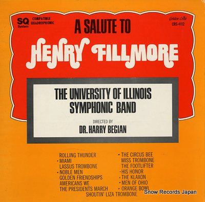 BEGIAN, HARRY a salute to henry fillmore CRS-4112