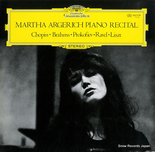 ARGERICH, MARTHA piano recital MG2129