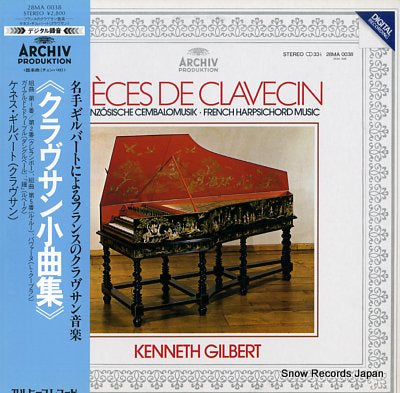GILBERT, KENNETH pieces de clavecin 28MA0038