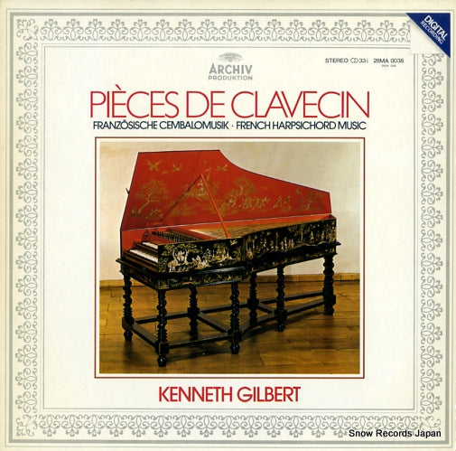 GILBERT, KENNETH pieces de clavecin 28MA0038