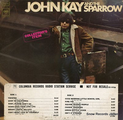 KAY, JOHN john kay and the sparrow CS9758