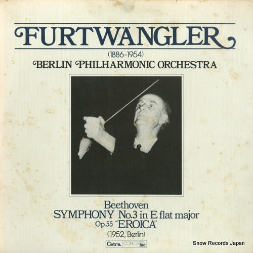 FURTWANGLER, WILHELM beethoven; symphony no.3 in e flat major "eroica" K20C-13