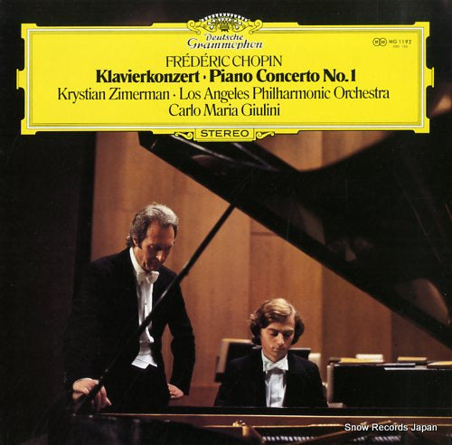ZIMERMAN, KRYSTIAN chopin; piano concerto no.1 MG1192