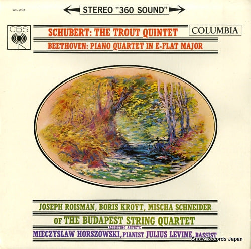 BUDAPEST STRING QUARTET, THE schubert; the trout quintet OS-291