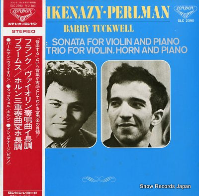 ASHKENAZY, VLADIMIR, AND ITZHAK PERLMAN franck; sonata for violin and piano SLC2390