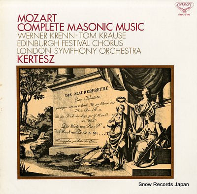 KERTESZ, ISTVAN mozart; complete masonic music K18C-9196