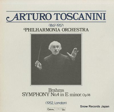 TOSCANINI, ARTURO brahms; symphony no.4 in e minor op.98 SLF5009(M)